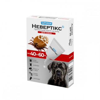 SUPERIUM Nevertix протикліщові краплі на холку для собак більше 40кг - Інтернет-магазин спільних покупок ToGether