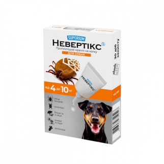SUPERIUM Nevertix протикліщові краплі на холку для собак 4 - 10кг - Інтернет-магазин спільних покупок ToGether