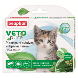 Краплі Bio spot on Beaphar проти бліх і кліщів для кошенят 3 піпетки - Інтернет-магазин спільних покупок ToGether