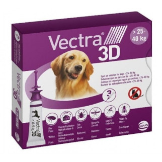 Краплі Вектра 3D, проти бліх, кліщів і комарів для собак вагою 25 - 40 кг - Інтернет-магазин спільних покупок ToGether
