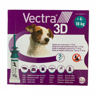 Краплі Вектра 3D, проти бліх, кліщів і комарів для собак вагою 4 - 10 кг - Інтернет-магазин спільних покупок ToGether