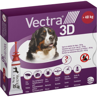 Краплі Вектра 3D, проти бліх, кліщів і комарів для собак вагою 40 - 65 кг - Інтернет-магазин спільних покупок ToGether