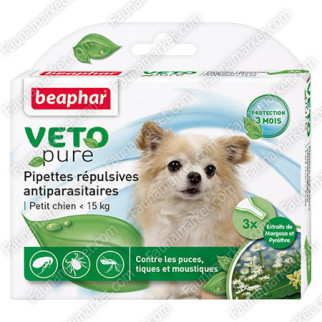 Краплі Beaphar Bio spot on проти бліх та кліщів для собак до 15кг 3 піпетки - Інтернет-магазин спільних покупок ToGether