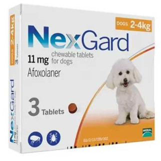 Таблетки Nexgard від бліх та кліщів для собак вагою 2-4кг, 1 таблетка - Інтернет-магазин спільних покупок ToGether