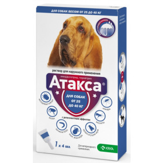 Атакс краплі для собак проти бліх спот-він КРКА 25кг і більше - Інтернет-магазин спільних покупок ToGether