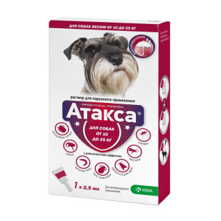 Атакс краплі для собак проти бліх спот-він КРКА 10-25кг - Інтернет-магазин спільних покупок ToGether
