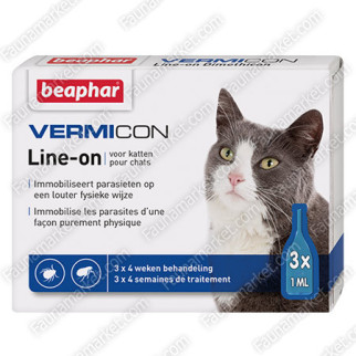 Краплі Beaphar IMMO Shield Line-on для кішок від паразитів 3 піпетки - Інтернет-магазин спільних покупок ToGether