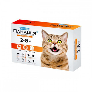 Панацея SUPERIUM протипаразитарні таблетки для котів 2-8кг - Інтернет-магазин спільних покупок ToGether