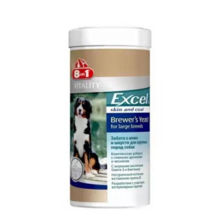 Пивні дріжджі Excel Brewers Yeast Large Breeds для собак великих порід 80тб - Інтернет-магазин спільних покупок ToGether