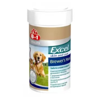 Пивні дріжджі для кішок і собак 8in1 Brewers Yeast Excel 780тб - Інтернет-магазин спільних покупок ToGether