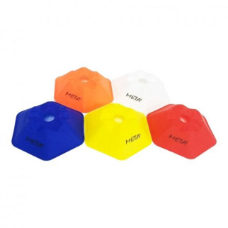 Набір розмічальних фішок Meta Marker Cone Octagon Set of 50 різнокольоровий 1800005060 - Інтернет-магазин спільних покупок ToGether