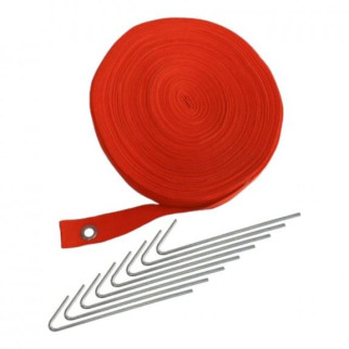 Стрічка розмітна Meta Textile Line Marker червоний Уні 48мх4см 4004860001R - Інтернет-магазин спільних покупок ToGether