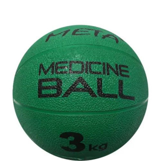 Медбол Meta Colour Medicine Ball 1 kg зелений Уні 23 см 3000300100 - Інтернет-магазин спільних покупок ToGether