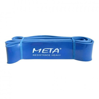 Гумка-петля силова Meta Elastic power band heavy синій Уні 6,4х208 см 4003000503 - Інтернет-магазин спільних покупок ToGether