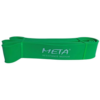 Гумка-петля силова Meta Elastic power band medium зелений Уні 4,5х208 см 4003000502 - Інтернет-магазин спільних покупок ToGether
