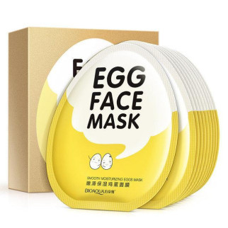 Маска для обличчя Bioaqua Egg face Mask (hub_AqNR99848) - Інтернет-магазин спільних покупок ToGether