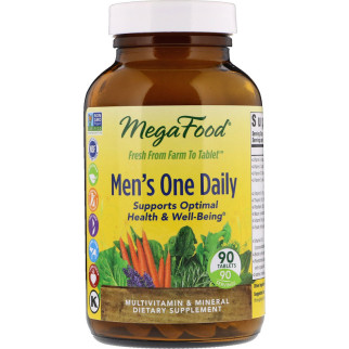 Вітаміни для чоловіків MegaFood Mens One Daily без заліза 90 таблеток (2291) - Інтернет-магазин спільних покупок ToGether