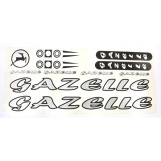 Наклейка Gazelle на раму велосипедам Сірий (NAK048) - Інтернет-магазин спільних покупок ToGether