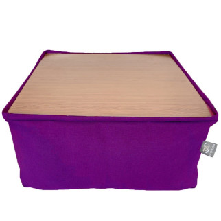 Безкаркасний модульний Пуф-столик Блек Tia-Sport (sm-0948-3) фіолетовий - Інтернет-магазин спільних покупок ToGether