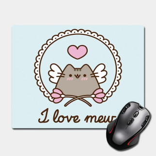 Ігрова поверхня Пушин "I love Mew" - Pusheen 220 х 180 мм (18200) Nextprint - Інтернет-магазин спільних покупок ToGether