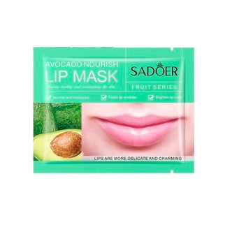 Патчі гідрогелеві для губ з екстрактом авокадо SADOER Avocado Nourish Lip Mask 8г - Інтернет-магазин спільних покупок ToGether