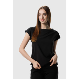Жіноча піжамна футболка Fleri F50136 40 Чорний (2000990257680) - Інтернет-магазин спільних покупок ToGether