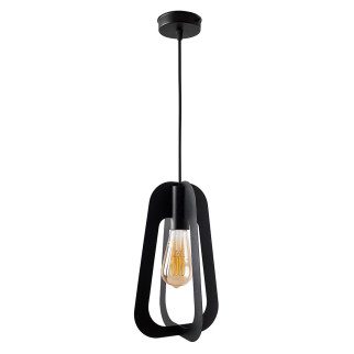 Світильник підвісний MSK Electric Catania в стилі лофт під лампу Е27 NL 3019 BK чорний - Інтернет-магазин спільних покупок ToGether