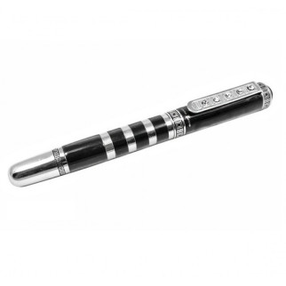 Ручка-ролер Gianni Terra Black Чорно-сріблястий корпус (HHB/R(black) - Інтернет-магазин спільних покупок ToGether