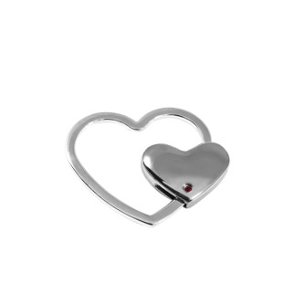 Брелок Elite Серце Сріблястий (65562) - Інтернет-магазин спільних покупок ToGether