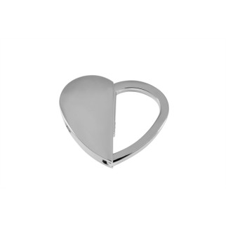 Брелок Elite Серце Сріблястий (M010E) - Інтернет-магазин спільних покупок ToGether