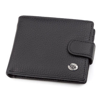 Чоловічий гаманець ST Leather ST114 шкіряний Чорний (18316) - Інтернет-магазин спільних покупок ToGether