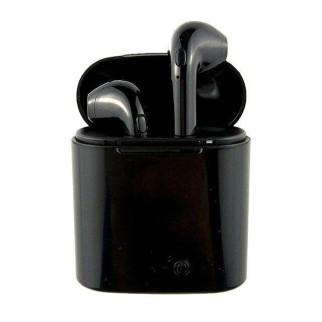 Бездротові навушники Bluetooth i7S TWS з боксом для зарядки Black (au006-hbr) - Інтернет-магазин спільних покупок ToGether