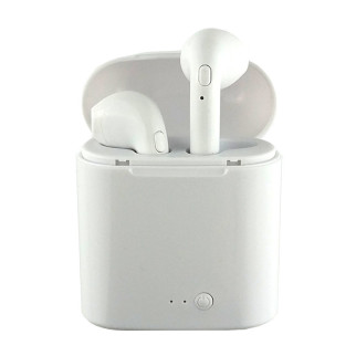 Бездротові навушники Bluetooth i7S TWS з боксом для зарядки White (au007-hbr) - Інтернет-магазин спільних покупок ToGether