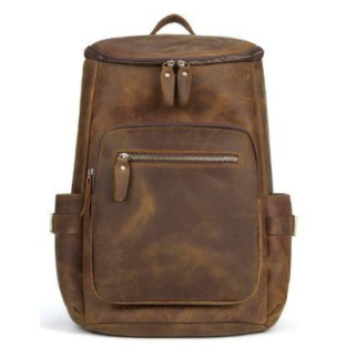 Дорожній матовий рюкзак Vintage 14887 Коньячний - Інтернет-магазин спільних покупок ToGether