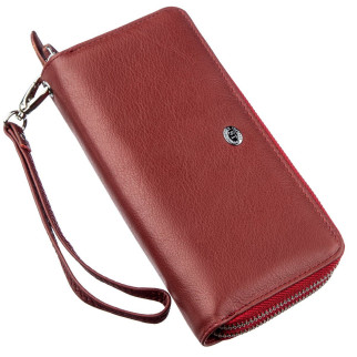 Багатофункціональний гаманець-клатч ST Leather 18868 Червоний - Інтернет-магазин спільних покупок ToGether
