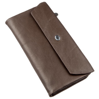 Жіночий гаманець-клатч ST Leather 18841 Коричневий - Інтернет-магазин спільних покупок ToGether