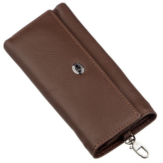 Чоловічий універсальний гаманець із ключницею ST Leather 18840 Коричневий - Інтернет-магазин спільних покупок ToGether