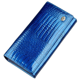 Жіночий гаковий гаманець ST Leather 18901 Синій - Інтернет-магазин спільних покупок ToGether