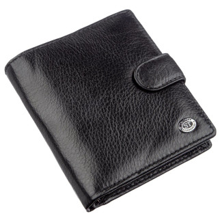 Шкіряний гаманець ST Leather 18832 Чорний - Інтернет-магазин спільних покупок ToGether