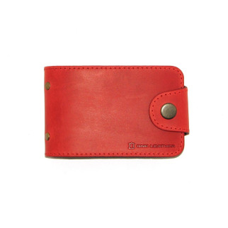 Візитниця DNK Leather Червоний (DNK Cards-H col.H) - Інтернет-магазин спільних покупок ToGether