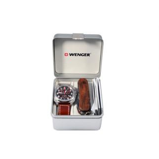 Набір Wenger годинник та ніж Коричневий (77014 ) - Інтернет-магазин спільних покупок ToGether