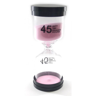 Годинник пісочний None на 45 хвилин 13х5.5х5.5 см Рожевий пісок (DN32238D) - Інтернет-магазин спільних покупок ToGether