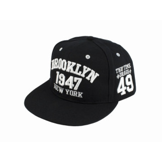 Бейсболка peaked cap BROOKLYN YM One sizе Чорний (23203) - Інтернет-магазин спільних покупок ToGether