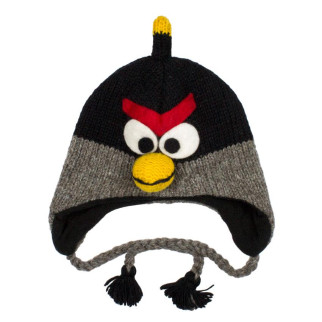 Шапка з вушками дитяча Kathmandu Animals Angry bird One Size Чорний (22912) - Інтернет-магазин спільних покупок ToGether