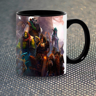 Чашка Fan Girl Варкрафт World of Warcraft New (14384) 330 мл Чорний - Інтернет-магазин спільних покупок ToGether