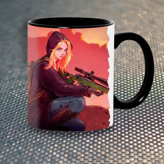 Чашка Fan Girl Girl Sniper PlayerUnknown's Battlegrounds New (14495) 330 мл Різнокольоровий - Інтернет-магазин спільних покупок ToGether