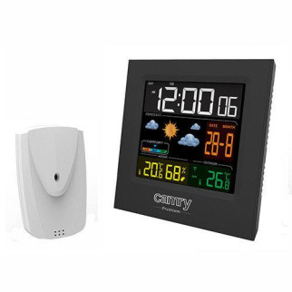 Годинник-метеостанція портативний Camry CR 1166, чорний - Інтернет-магазин спільних покупок ToGether