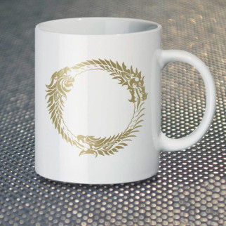 Чашка Fan Girl Логотип The Elder Scrolls V: Skyrim (4737) 330 мл Білий - Інтернет-магазин спільних покупок ToGether