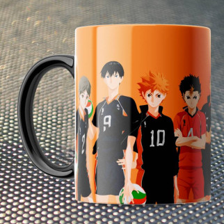 Кубок Fan Girl команда Волейбол! - Haikyuu!! (15779) 330 мл Чорний - Інтернет-магазин спільних покупок ToGether