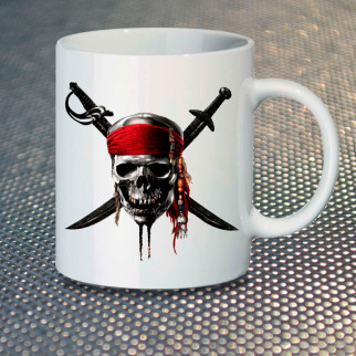 Чашка Fan Girl Логотип Пірати Карибського Моря New (14505) 330 мл Різнокольоровий - Інтернет-магазин спільних покупок ToGether
